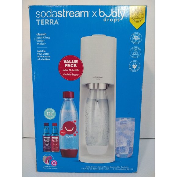 sodastream Kitchen Soda Stream Terra White Earth Friendly Cordless